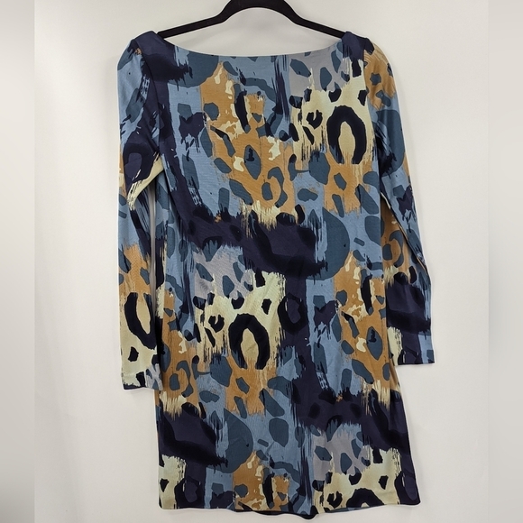 DIANE VON FURSTENBURG Silk Long Sleeve Dress - Picture 6 of 6